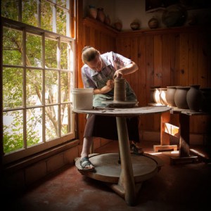 Making Pottery at Homestead Heritage